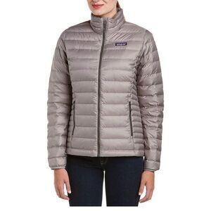 Patagonia Women's Down Sweater Puffer Feather Jacket Gray. Size Medium